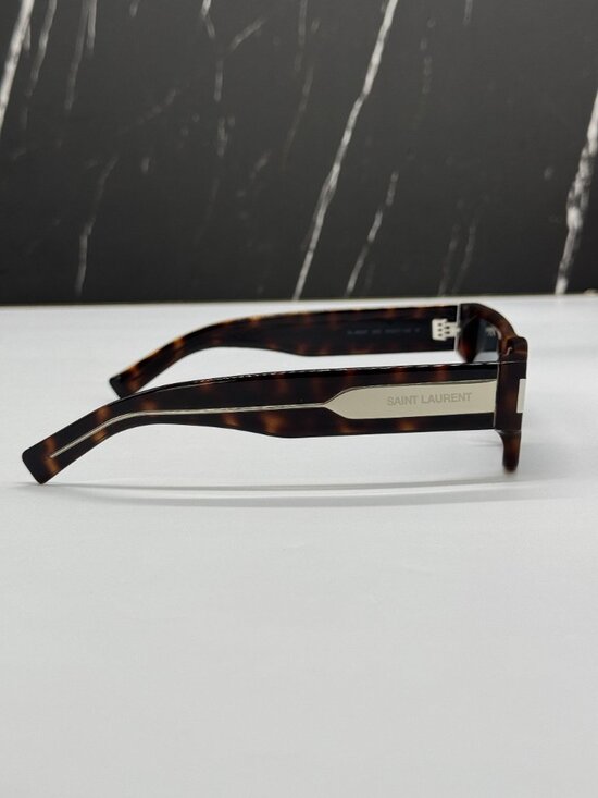 NEW SAINT LAURENT HAVANA GREY UNISEX SUNGLASSES SL660F 002 main image 8